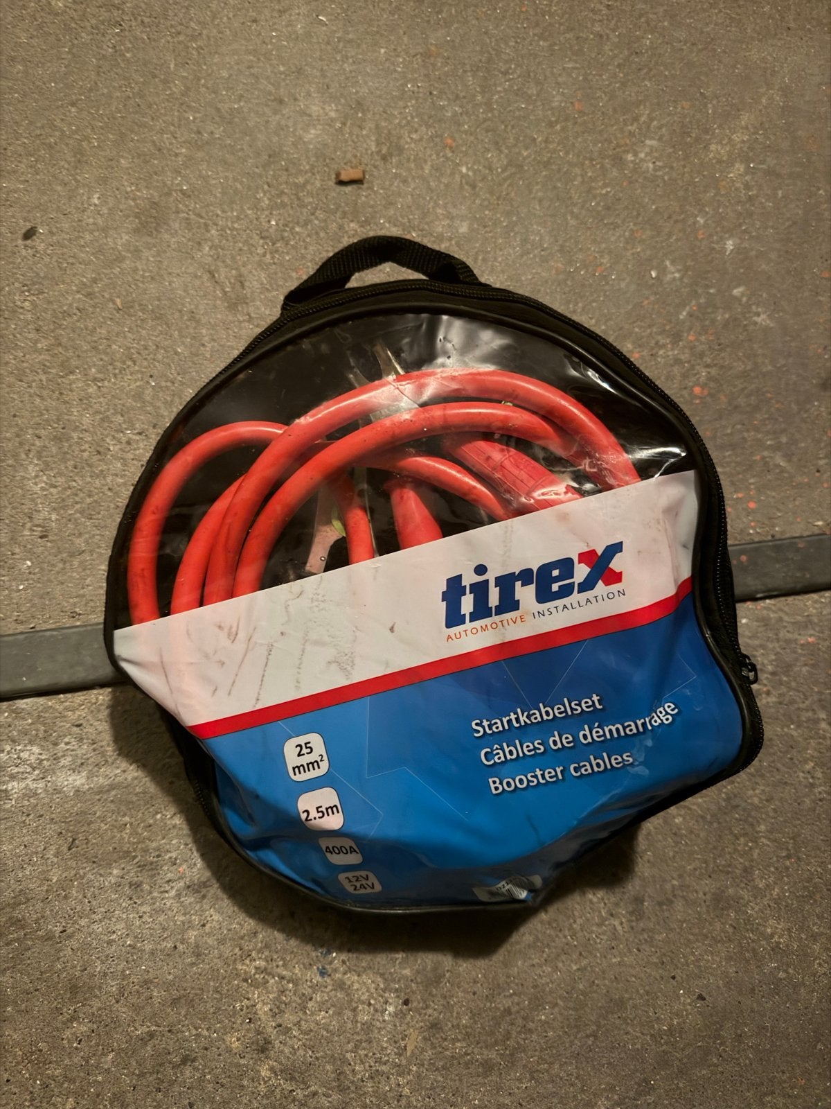 Tirex Startkabels 2.5m, 400A, 12V/24V, Auto diversen, Ophalen of Verzenden, Nieuw