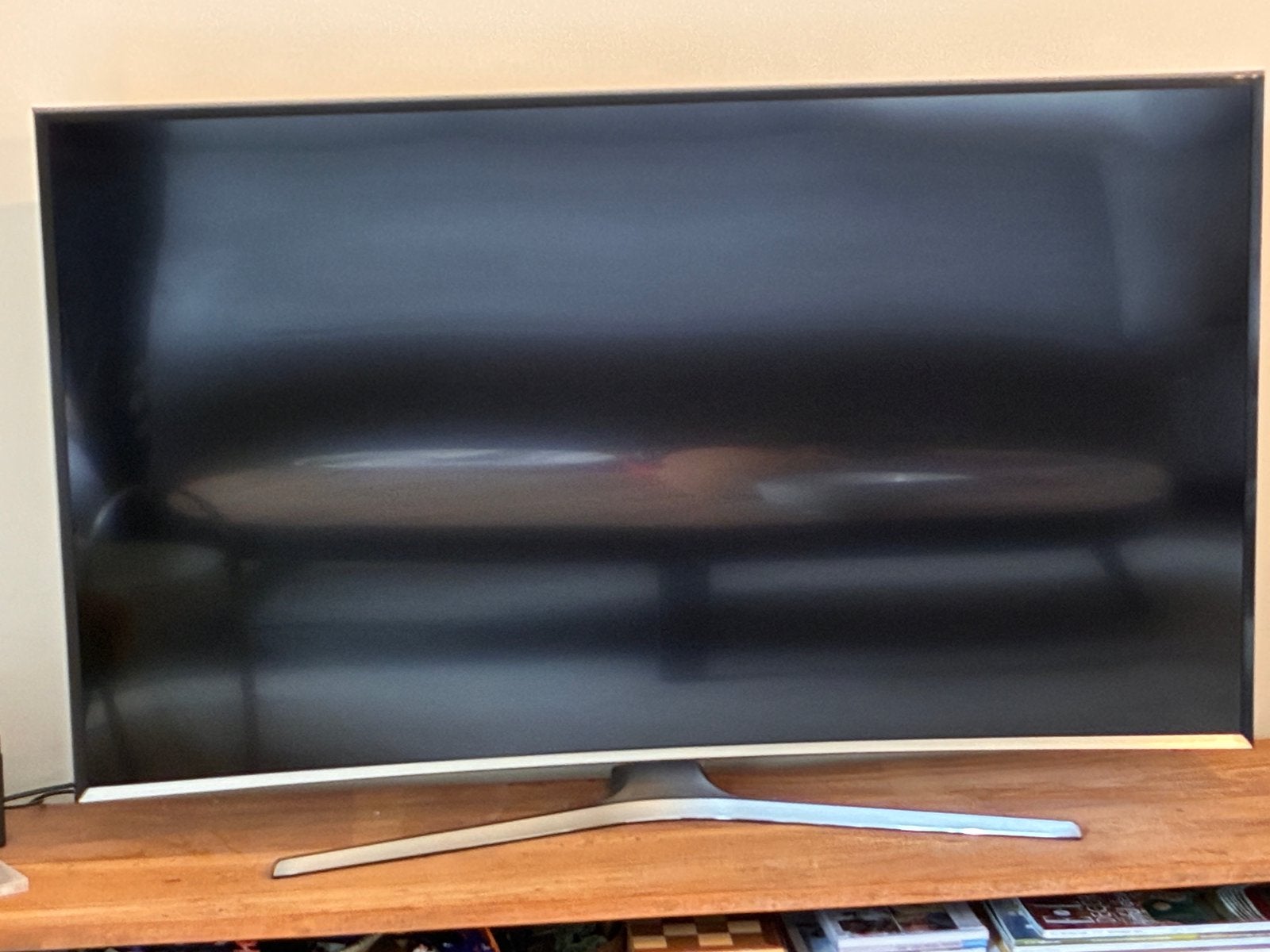 Samsung 55 inch curved tv, Ophalen, 50 Hz, Samsung, 100 cm of meer