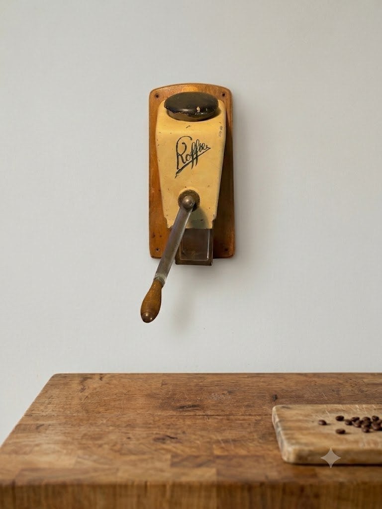 Vintage Roffie koffiemolen - Wandmodel B&S Holland, Antiek en Kunst, Ophalen of Verzenden