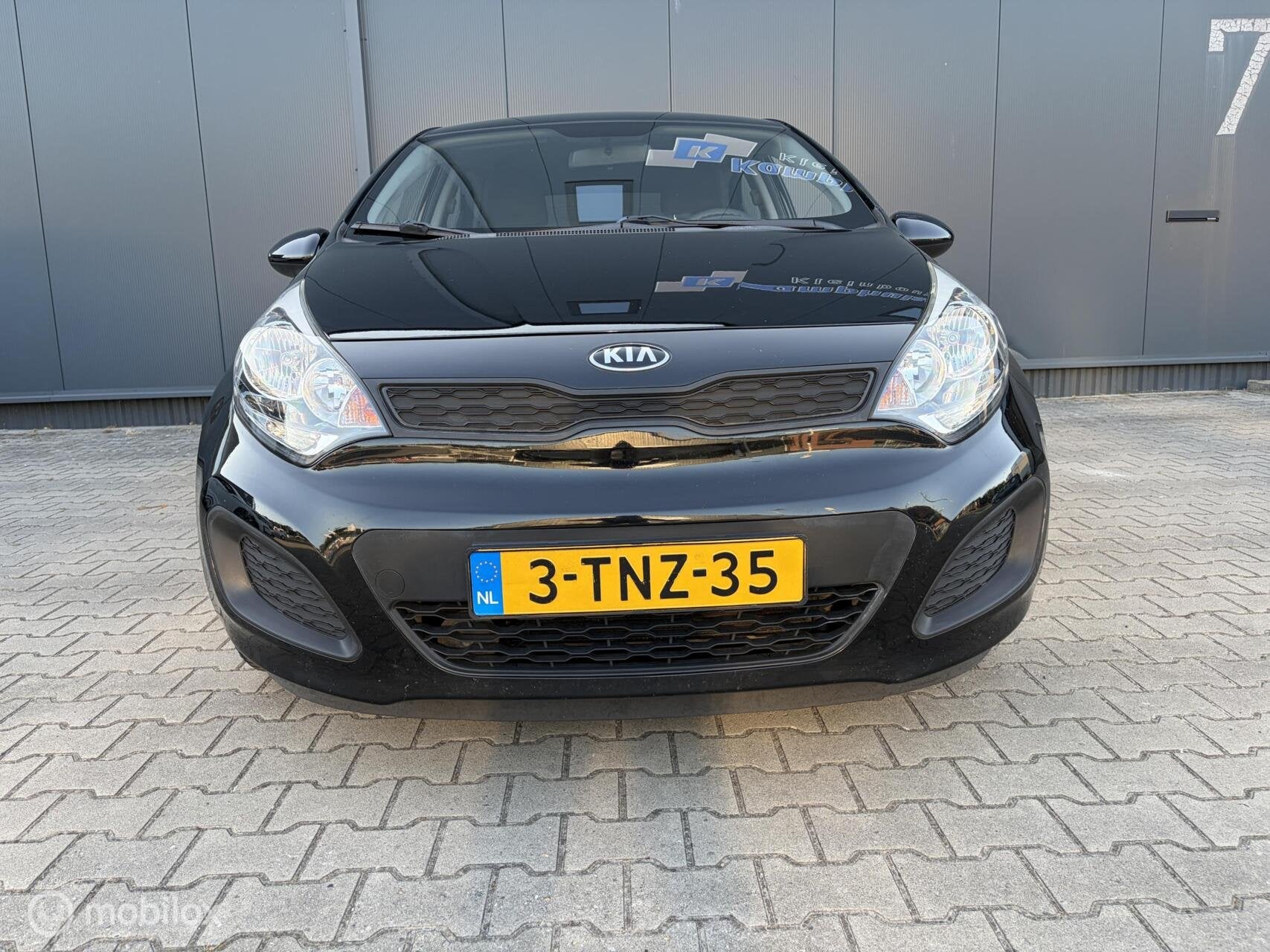 Kia Rio 1.2 CVVT ComfortLine, Auto's, Zwart, 4 cilinders, Zwart, Origineel Nederlands