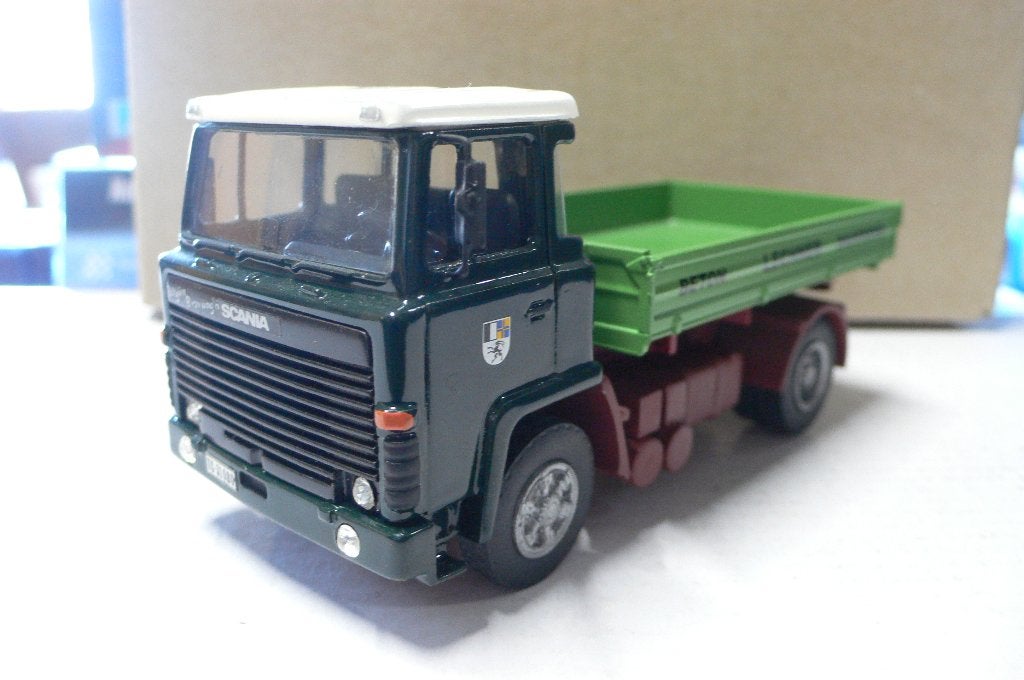 scania 141 - zwitserse kipper-smith models/ p.o. models-1/48, Hobby en Vrije tijd, Verzenden, Nieuw, Bus of Vrachtwagen, Overige merken
