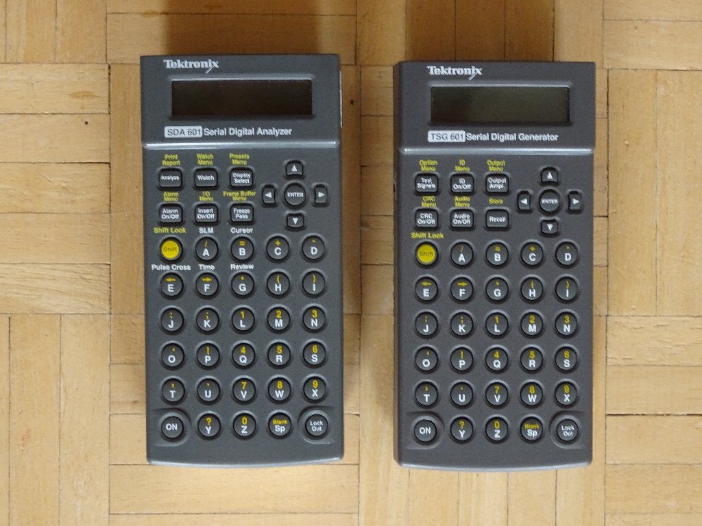 Tektronix TSG601 en SDA601 Serial Digital Generator/Analyzer, Ophalen of Verzenden, Gebruikt, Overige meters
