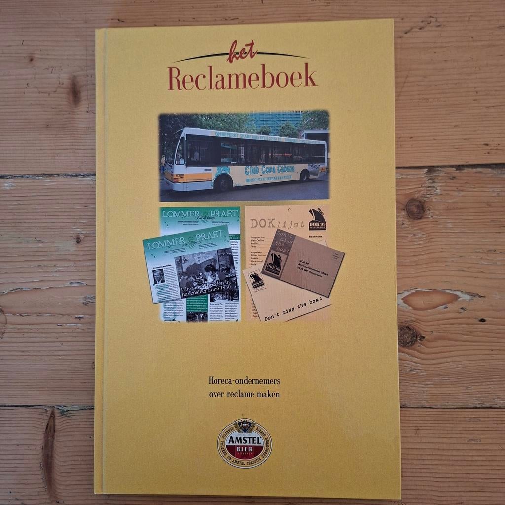 Amstel bier  boek: het reclameboek voor horeca, Verzamelen, Biermerken, Ophalen of Verzenden, Nieuw, Amstel