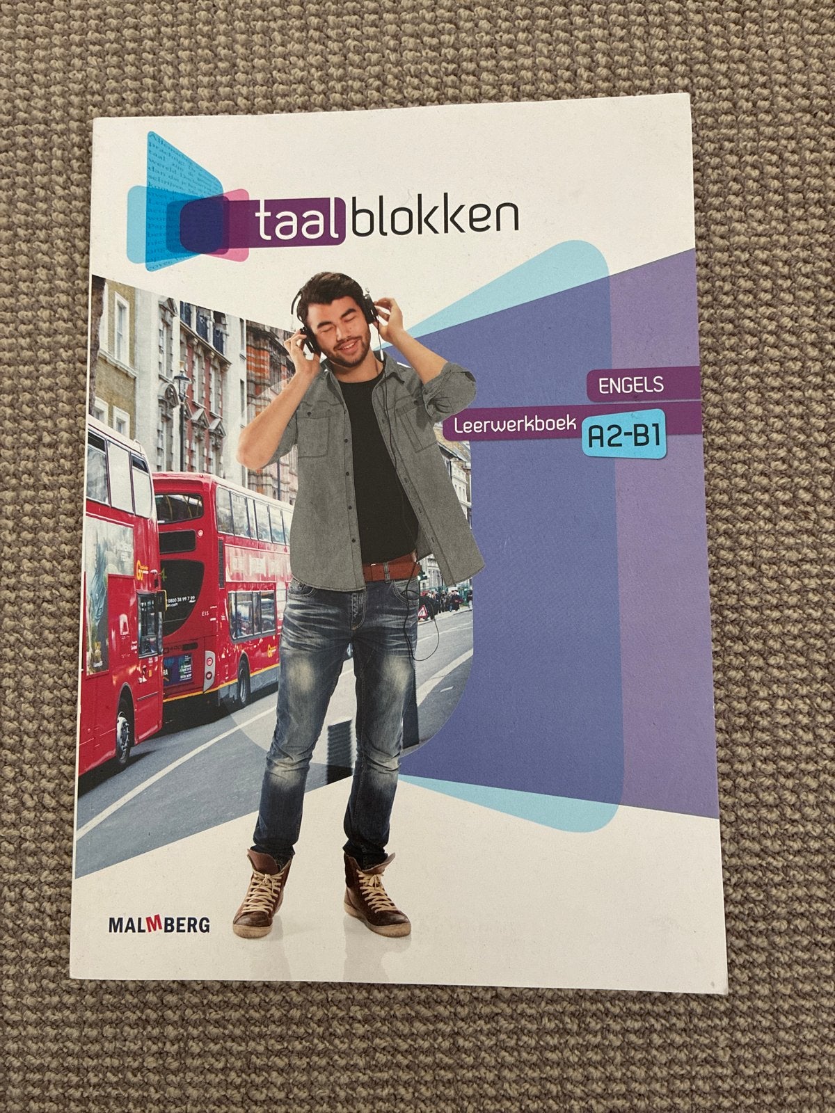 Taaalblokken Engels Leerwerkboek A2-B1 Malmberg, Ophalen, Zo goed als nieuw, Non-fictie