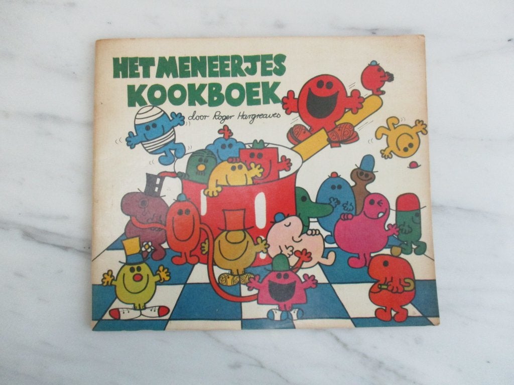 Het Meneertjes Kookboek – Roger Hargreaves – vintage 1977, Gelezen, Jeanette Wilkie, Ophalen of Verzenden, Europa