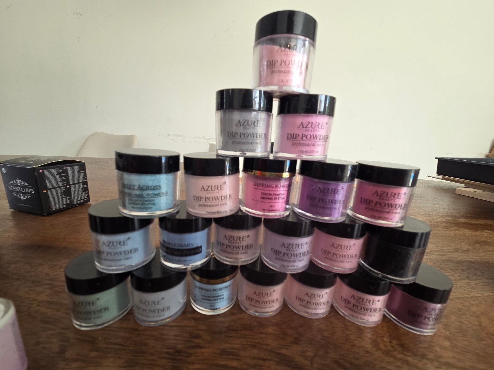 Complete Nagel Dip Powder Set + E-file | Kiara Sky | 26 kleu, Ophalen of Verzenden