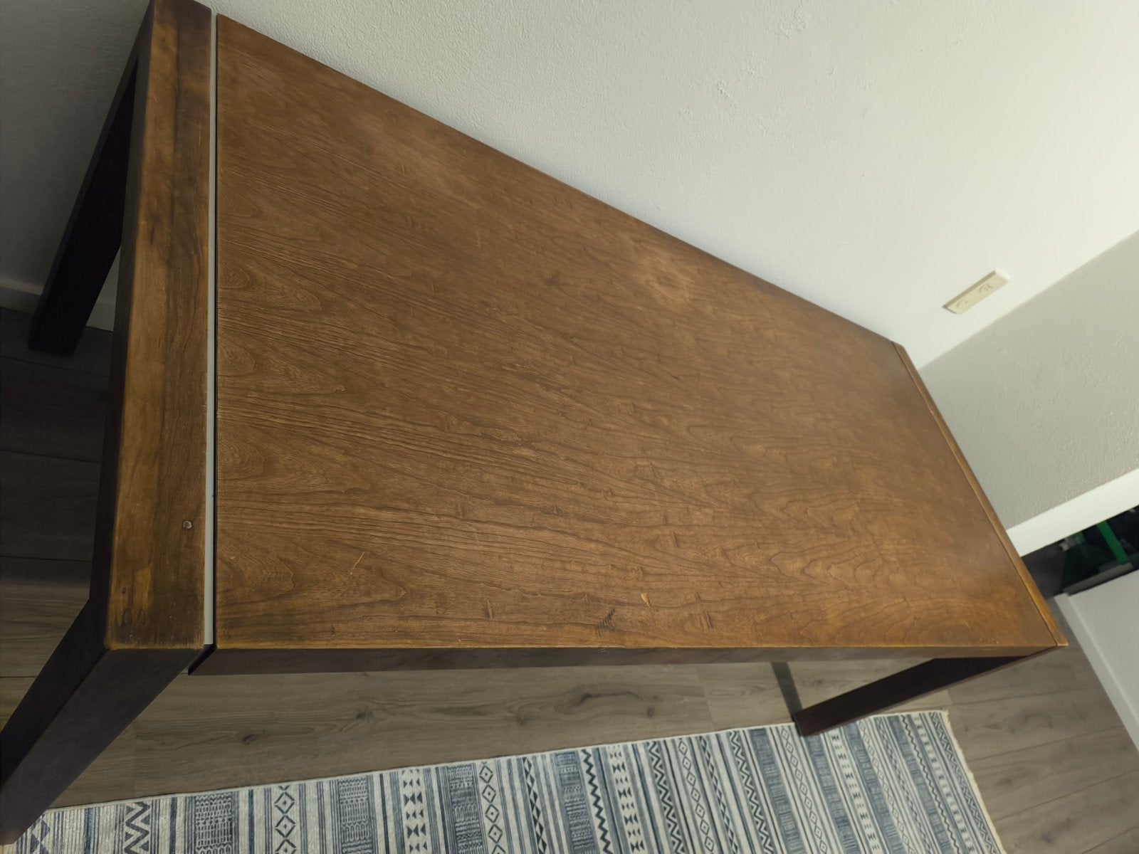 Eettafel kersen 202x90 cm, Huis en Inrichting, Ophalen, Gebruikt, 200 cm of meer, 50 tot 100 cm