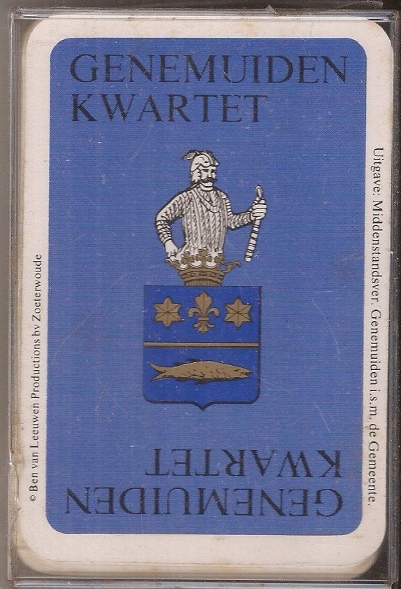 Genemuiden Kwartet - Zeldzaam kaartspel, Verzamelen, Speelkaarten, Jokers en Kwartetten, Ophalen of Verzenden, Gebruikt, Kwartet(ten)