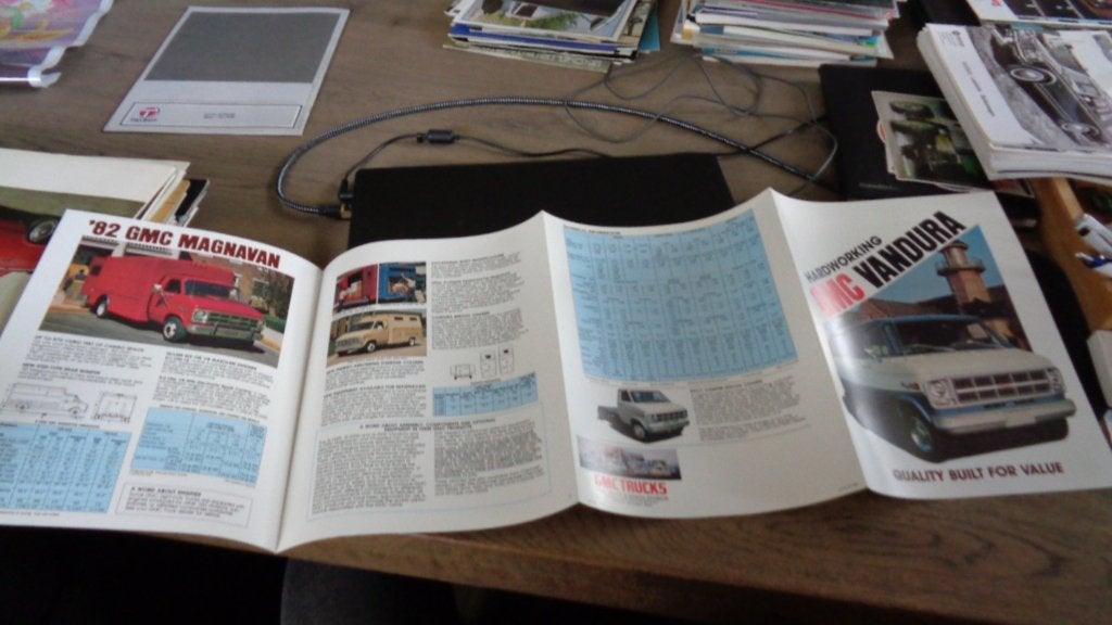 USA Folder  GMC  VANDURA    1982, Verzenden, Nieuw, Overige merken