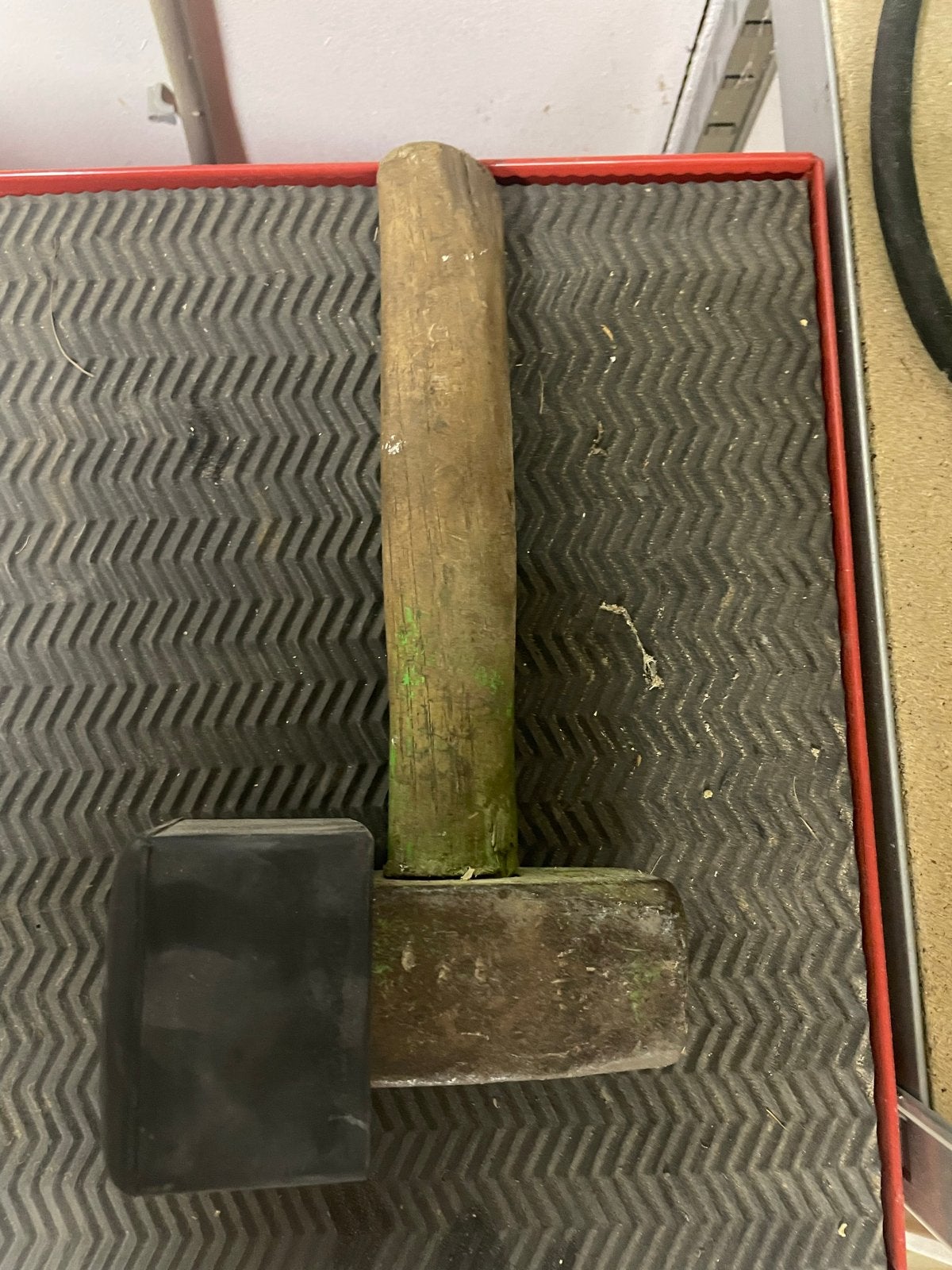 Moker 500 gram met afneembare rubberen kop, Ophalen, Gebruikt, Hamer
