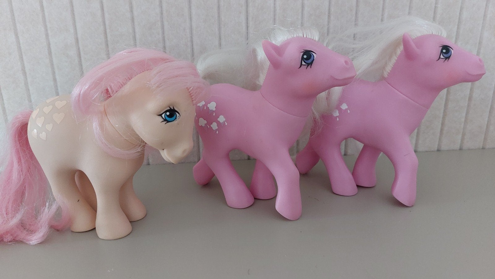 Vintage G1 My Little Pony paardjes - Set van 3, Ophalen of Verzenden, Gebruikt