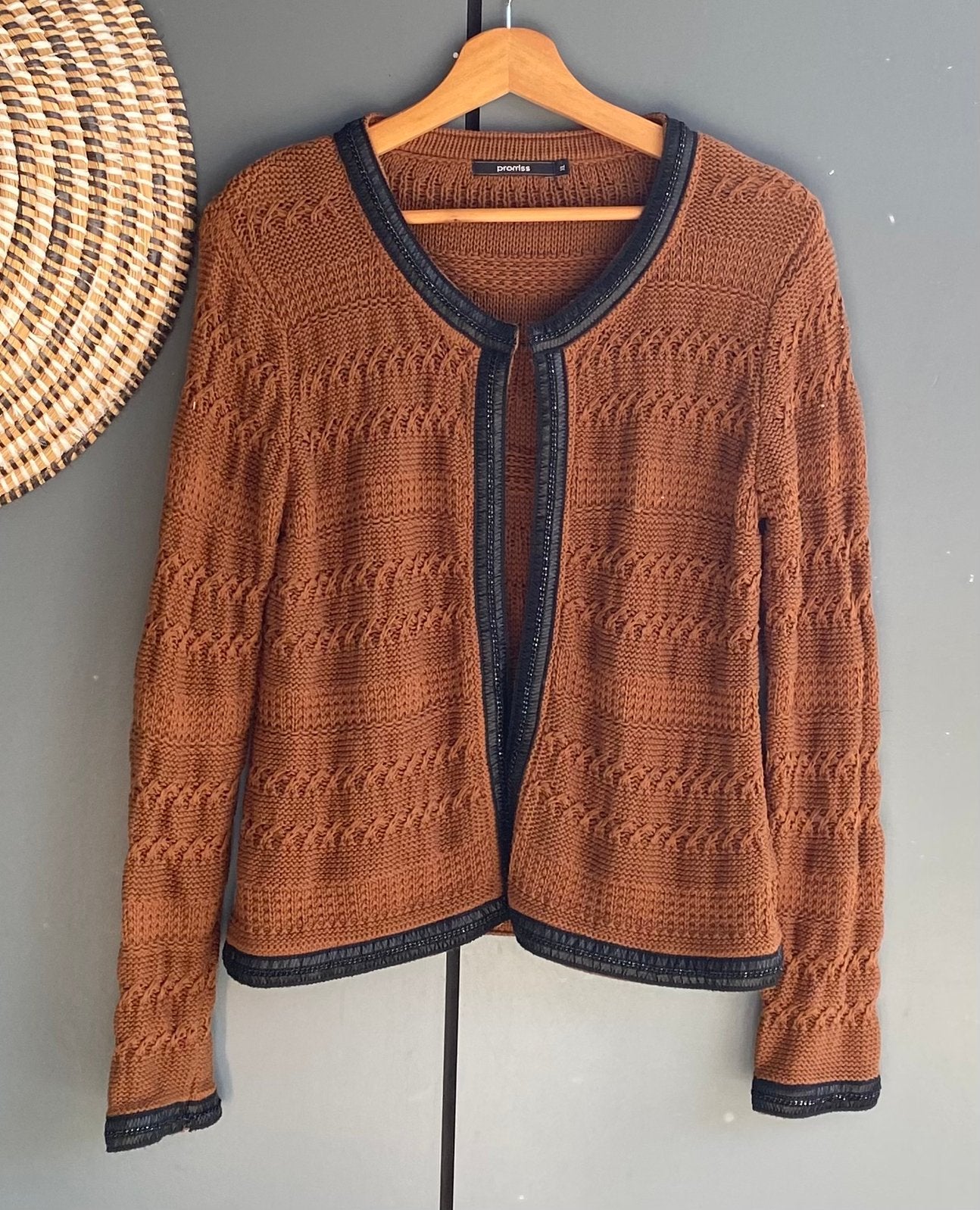 Gebreid vest van PROMISS..mt:xl, B, Bruin, Verzenden, Maat 46/48 (XL) of groter