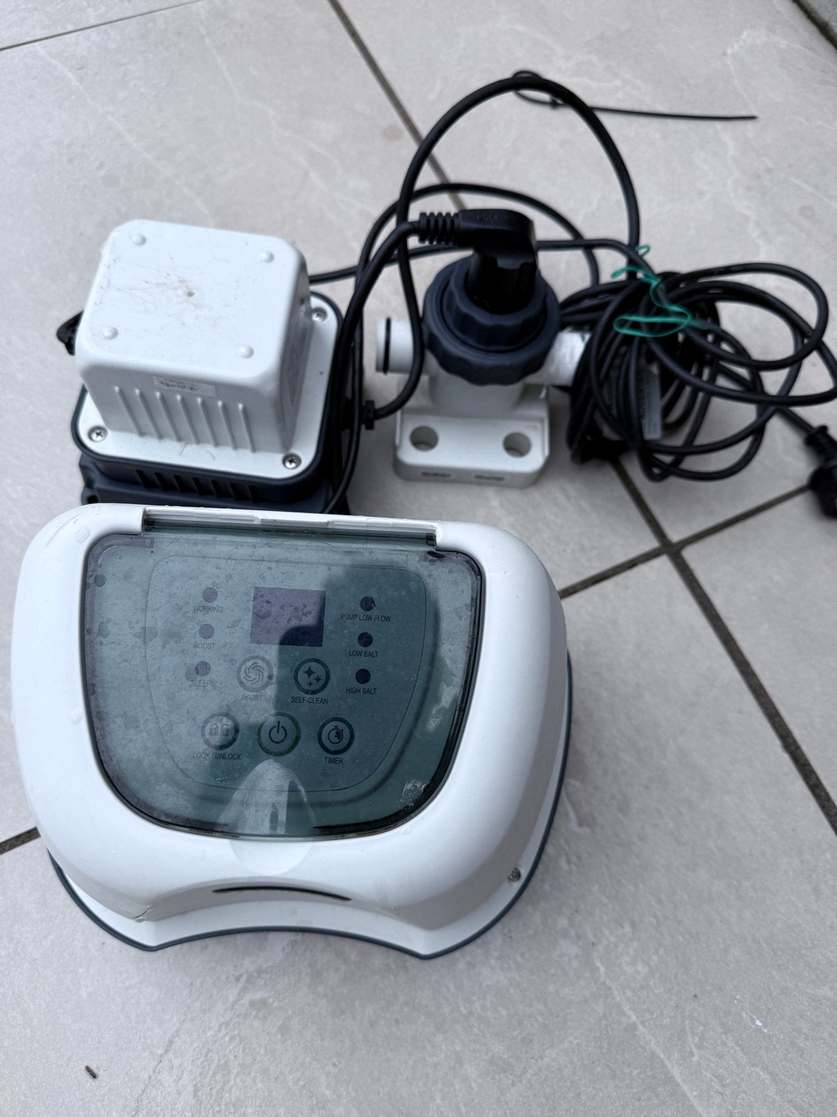 Intex QS400 zout elektrolyse systeem - defect (foutcode 91), Ophalen of Verzenden, Gebruikt, Overige typen