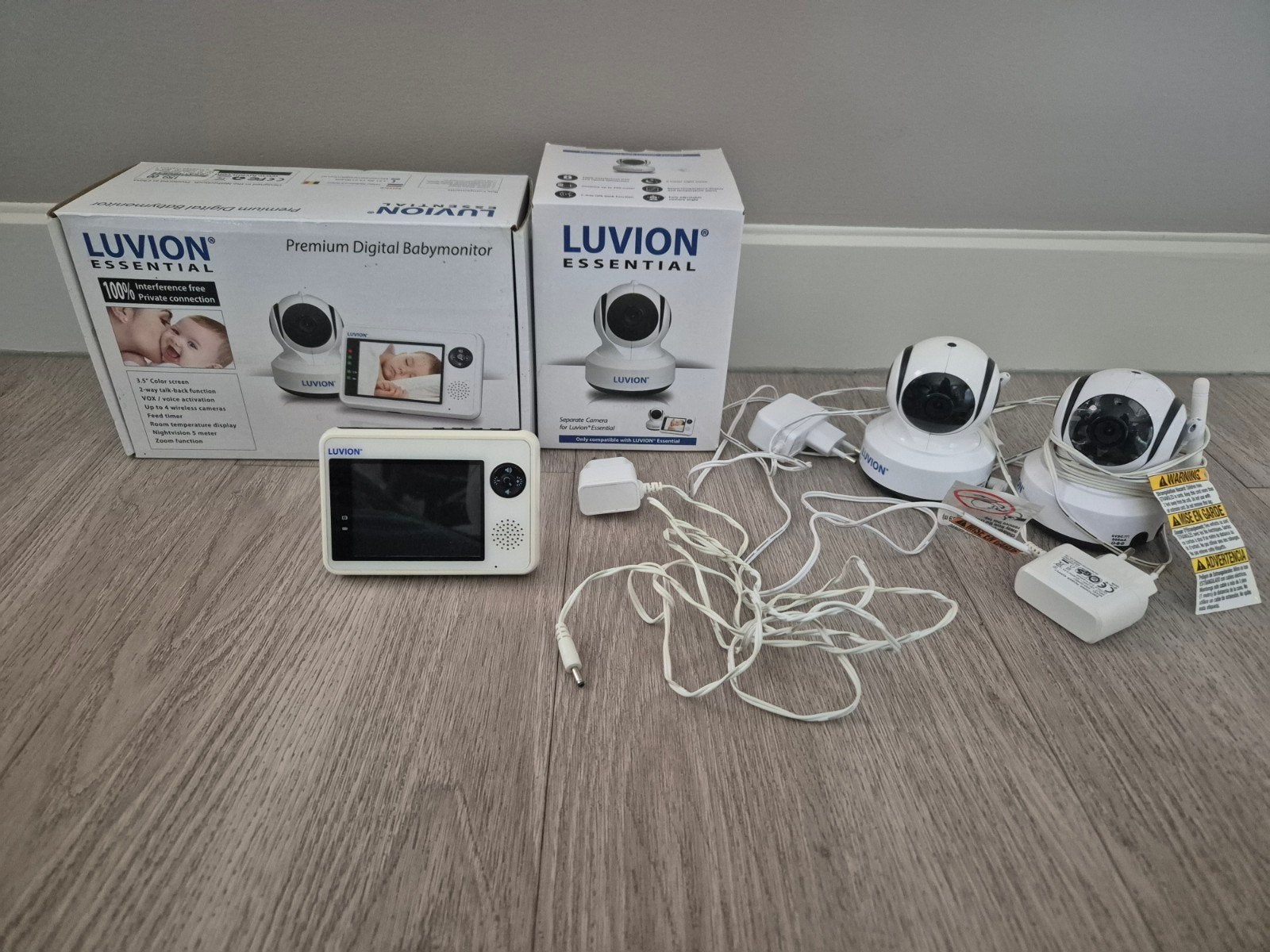Luvion Essential Premium Digitale Babyfoon met extra Camera, Ophalen of Verzenden, Camera