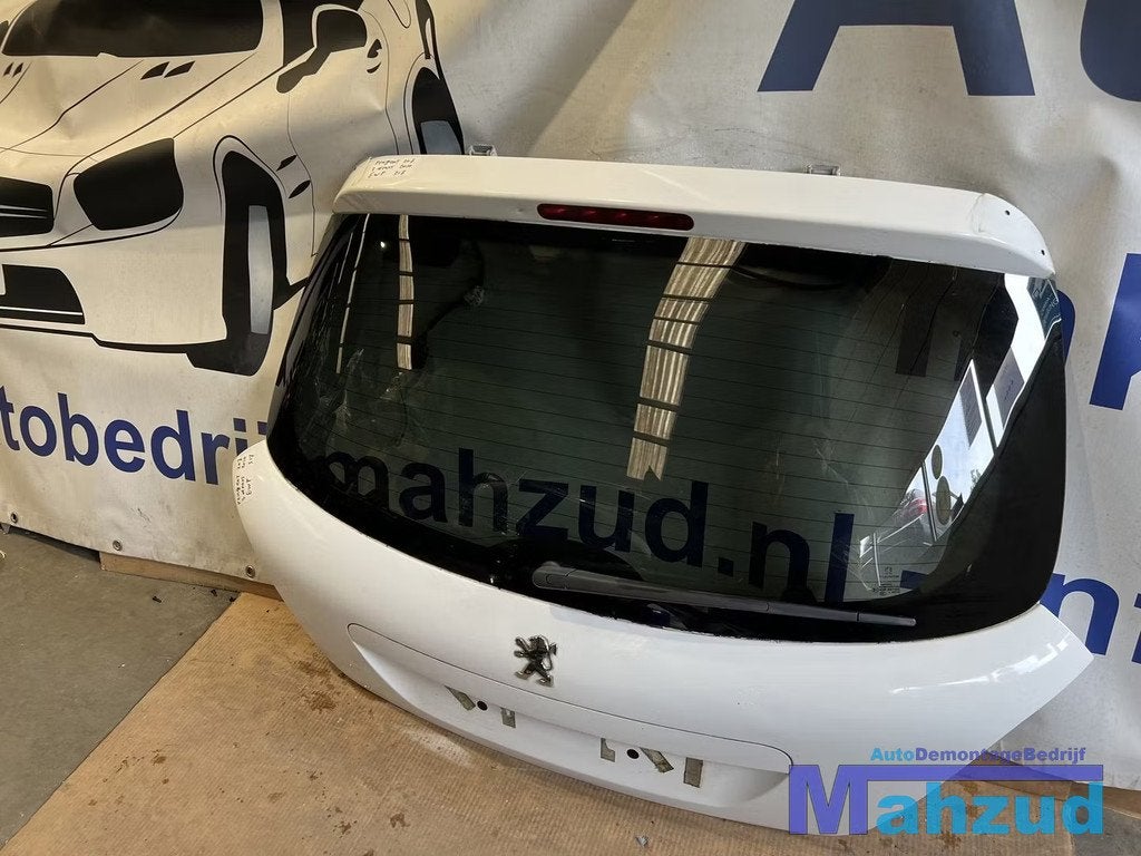 PEUGEOT 207 Wit EWP 3deurs achterklep compleet, Auto-onderdelen, Carrosserie en Plaatwerk, Deur, Peugeot, Achter, Gebruikt, Ophalen of Verzenden