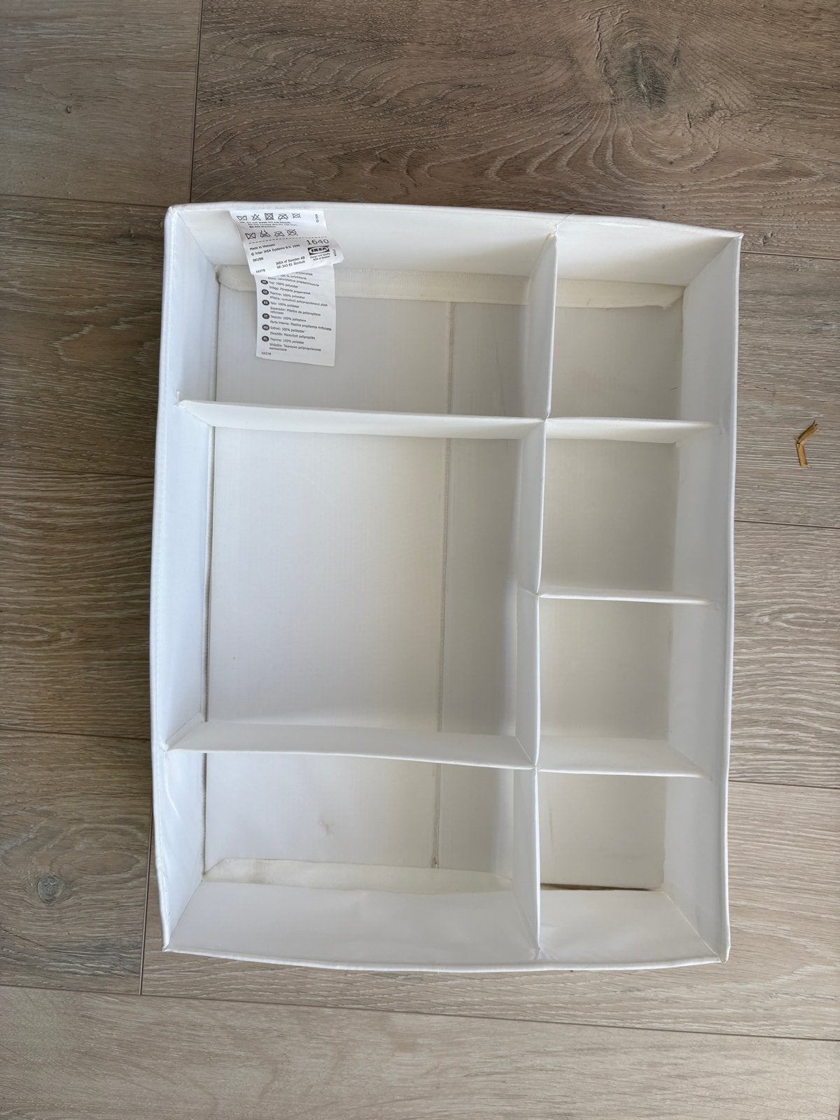 IKEA SKUBB Opbergdoos met vakken, wit, Ophalen of Verzenden, Zo goed als nieuw