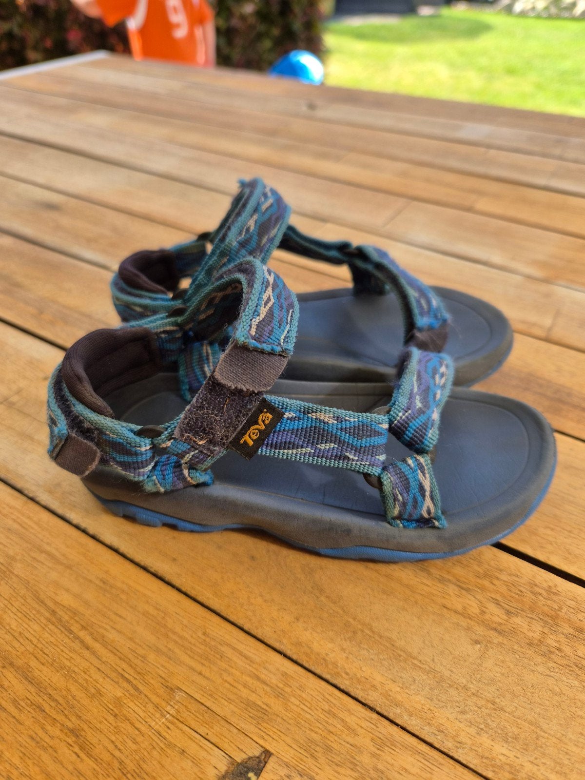 Sandalen maat 25 - Teva blauw, Ophalen, Gebruikt, Meisje