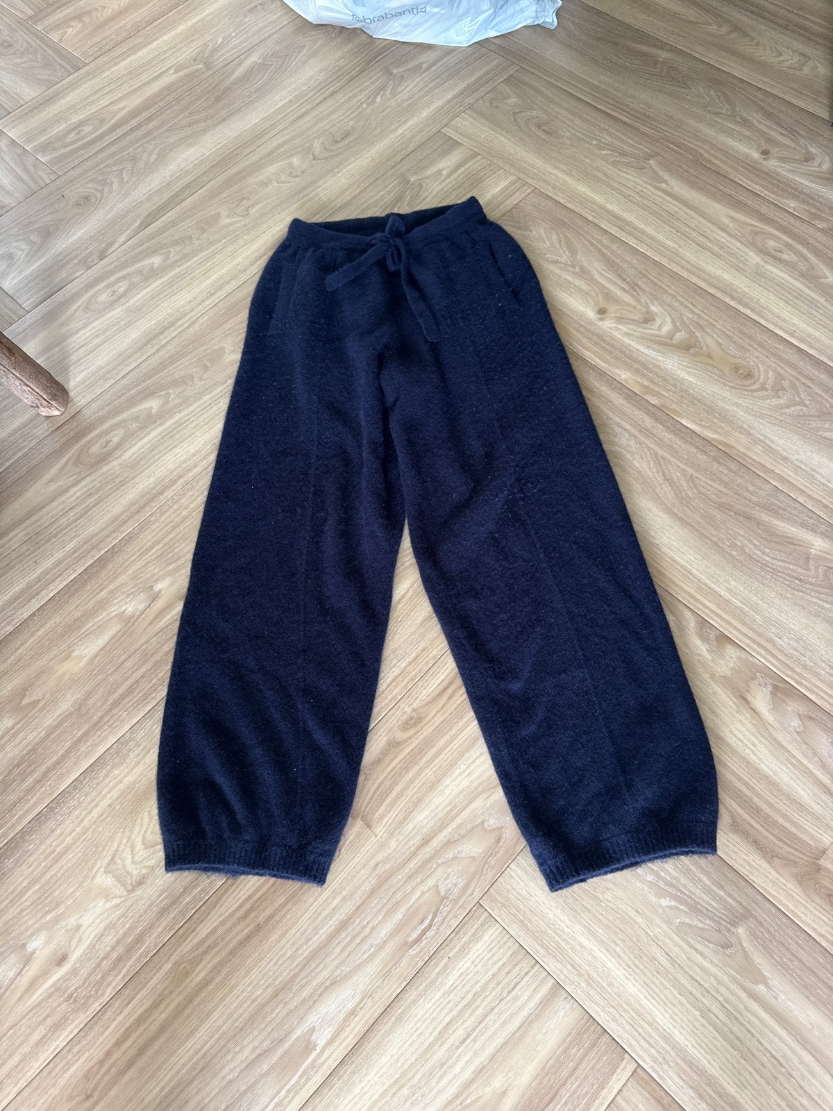 Laneus broek cashmere en zijde maat L als nieuw, Blauw, Maat 42/44 (L), Ophalen of Verzenden, Zo goed als nieuw