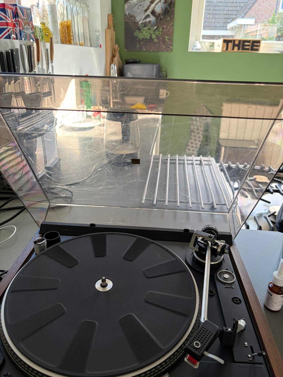 Dual platenspeler 604 direct drive, Ophalen, Zo goed als nieuw, Dual