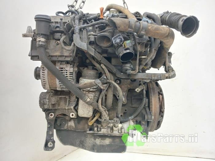 Motor van een Fiat Scudo