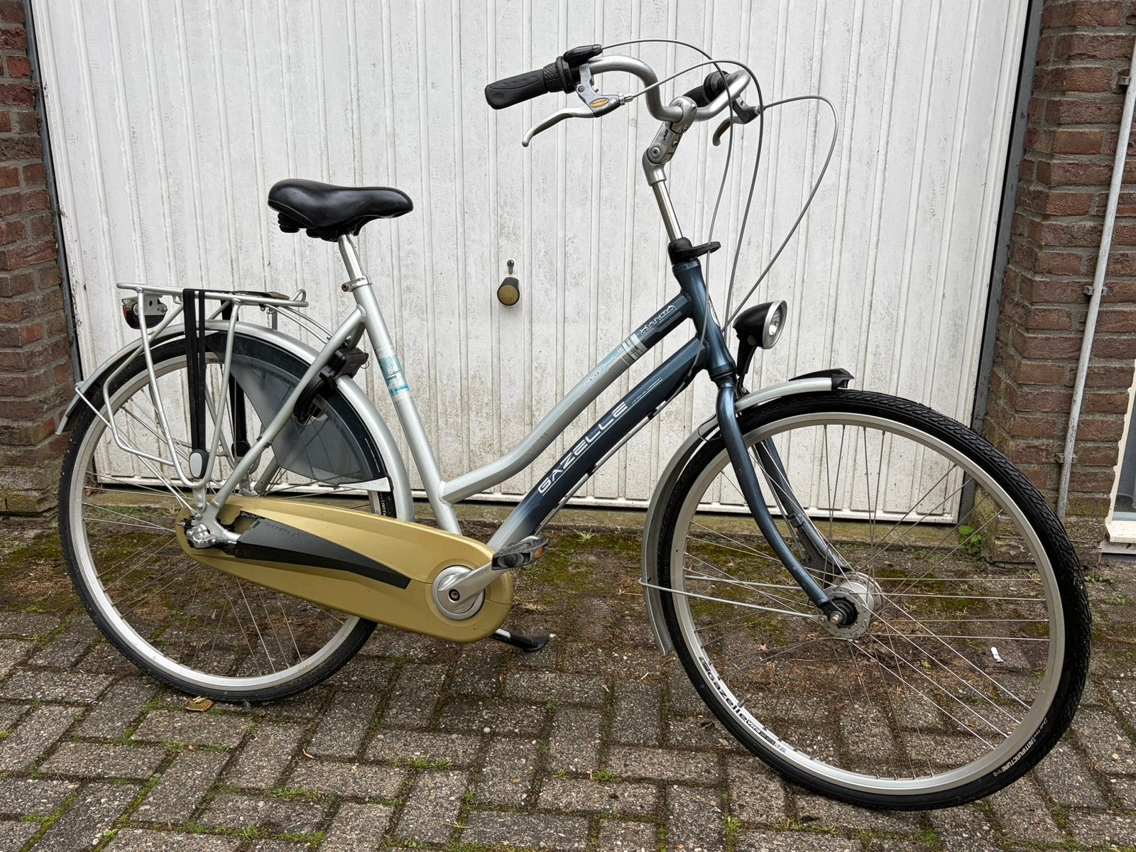 Gazelle Xanta damesfiets -3Versnellingen- Nieuwe Banden 57cm, Fietsen en Brommers, Ophalen, Versnellingen, 56 cm of meer, Zo goed als nieuw