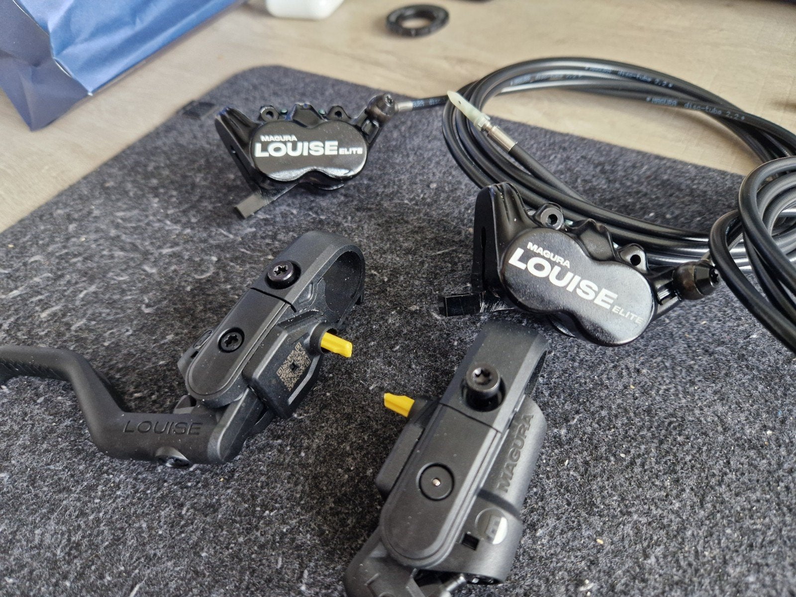 Magura Louise Elite remset - Nieuw van de fiets gehaald, Fietsen en Brommers, Remmen, Magura, Ophalen of Verzenden, Mountainbike