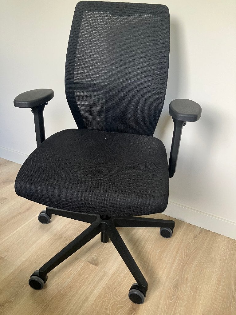 Ergonomische Bureaustoel - ARBO, NPR 1813, NEN 1335, Ophalen, Gebruikt, Zwart, Bureaustoel