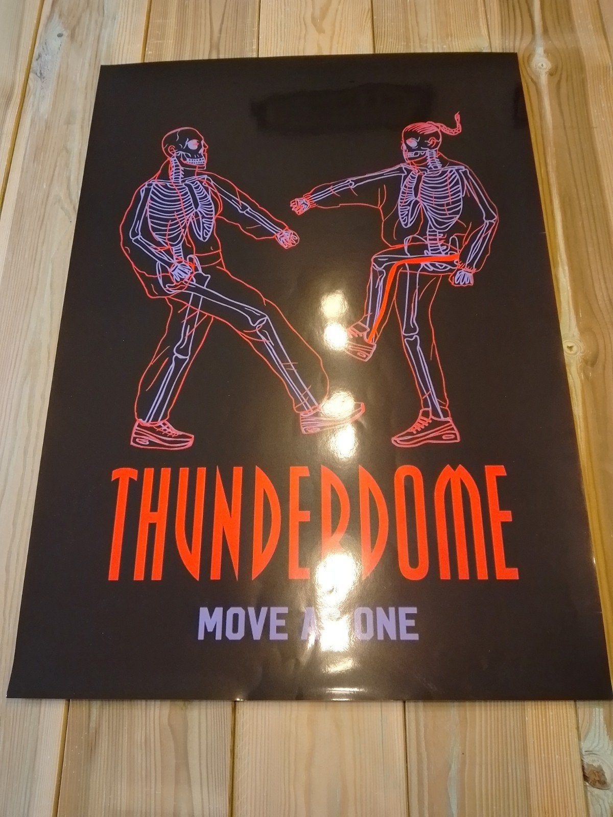 Thunderdome 2025 move as one poster hardcore gabber ID&T, Ophalen of Verzenden, Nieuw