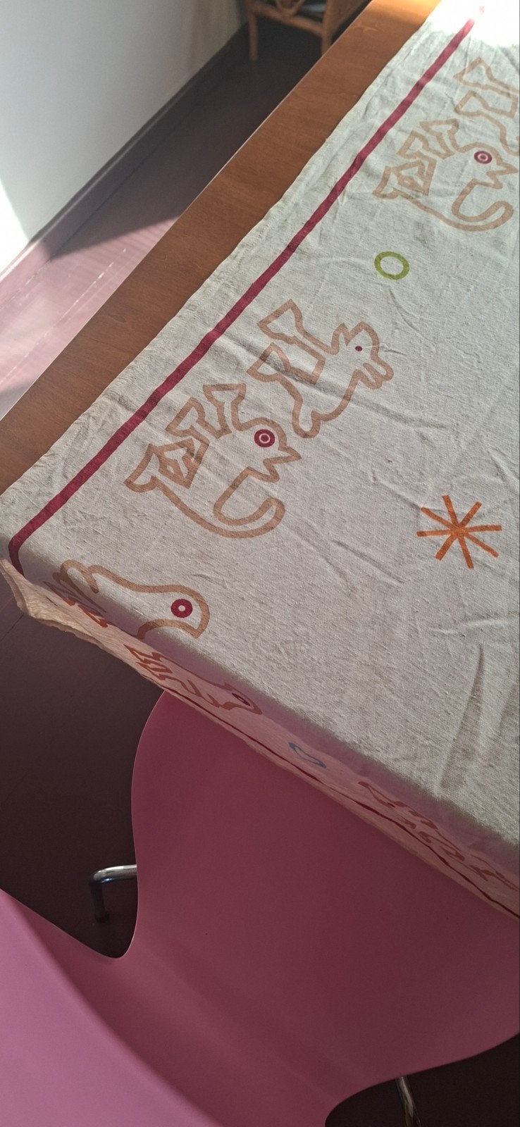 Anne-Claire Petit tafellaken/speelkleed, Ophalen