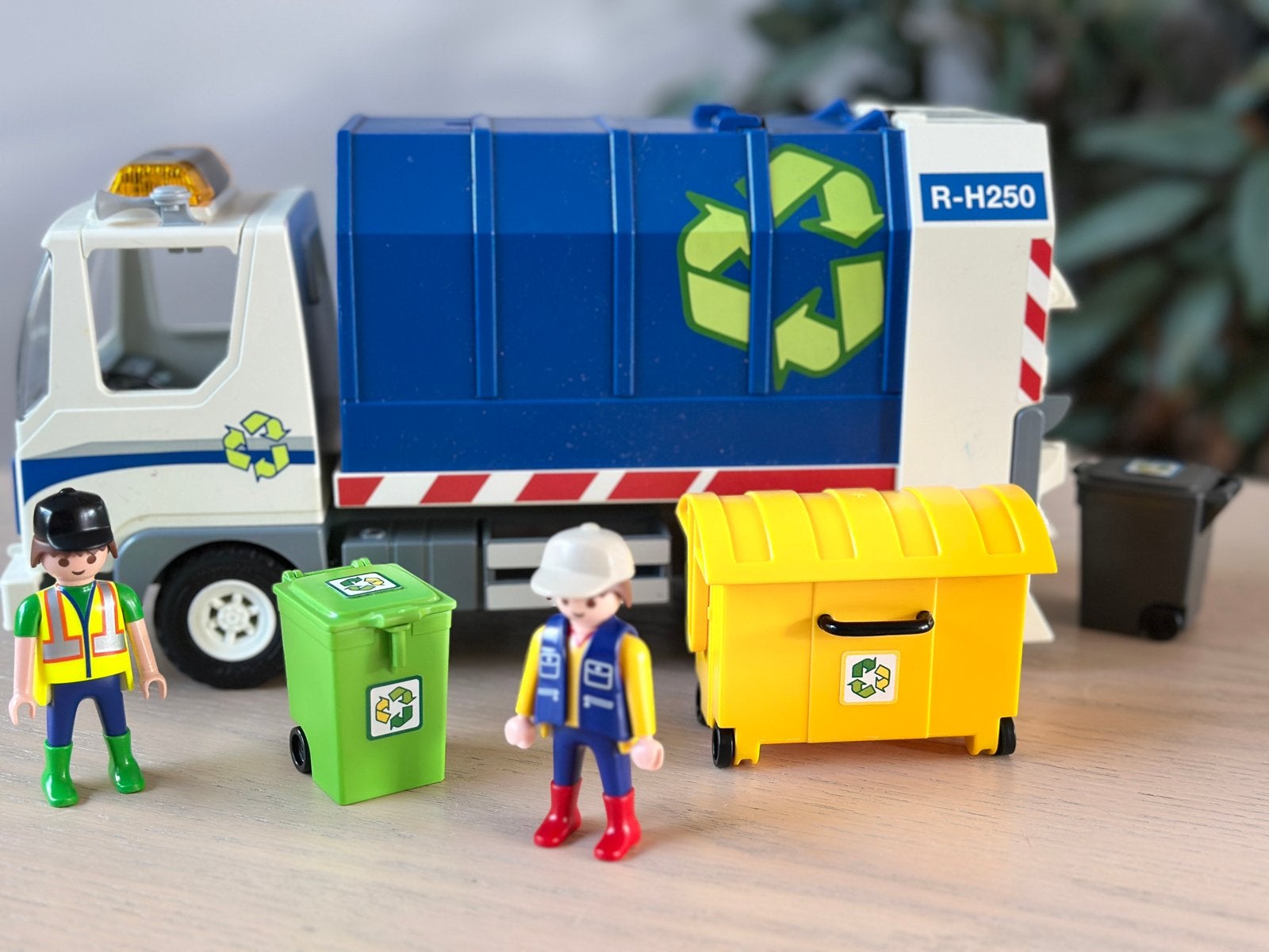 Playmobil Vuilniswagen met Figuren en Rolcontainers, Gebruikt, Complete set, Voertuig, Ophalen of Verzenden