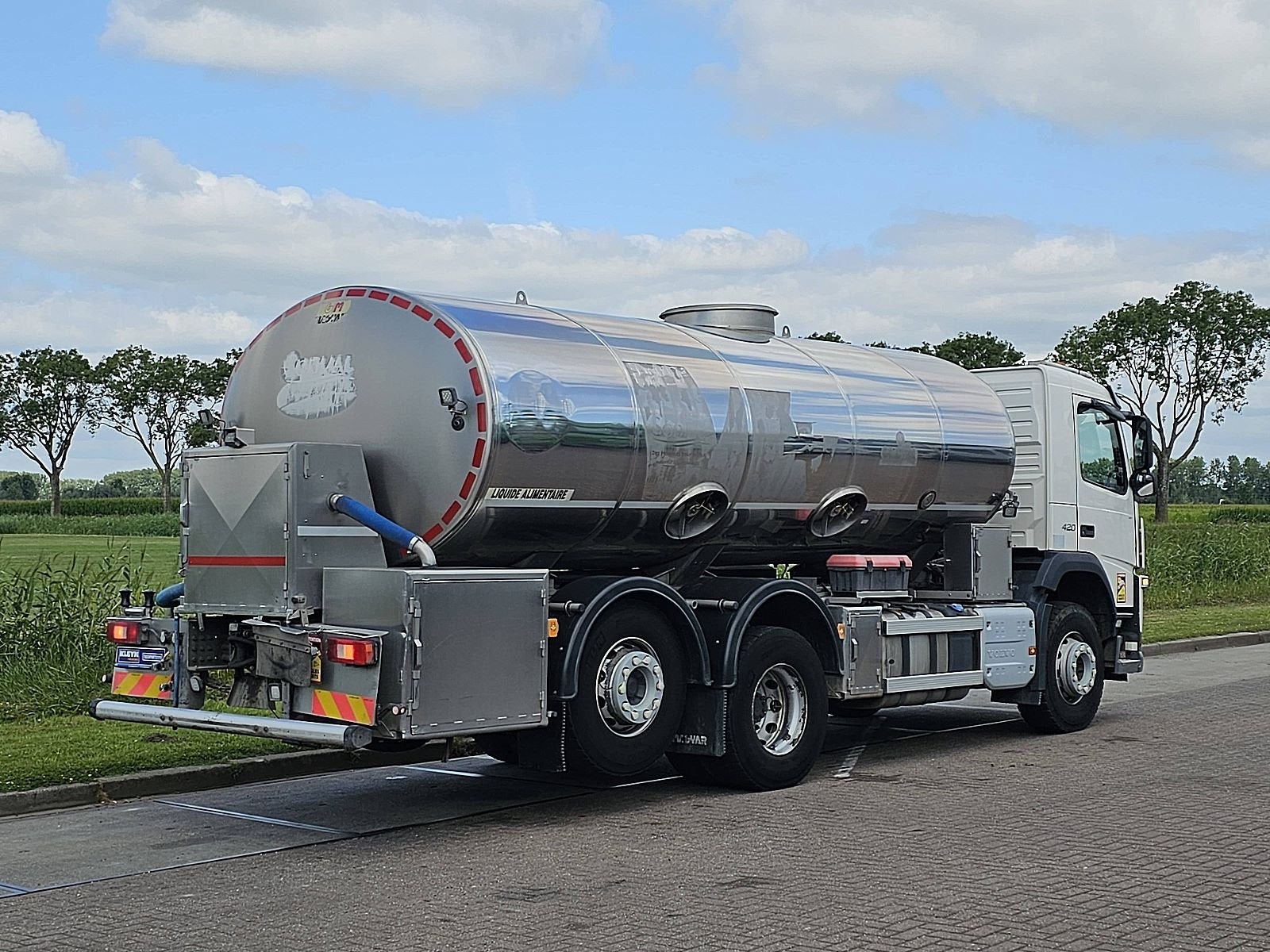VOLVO FM 420 foodtank foodstuff, Euro 6, Wit, Bedrijf, Diesel