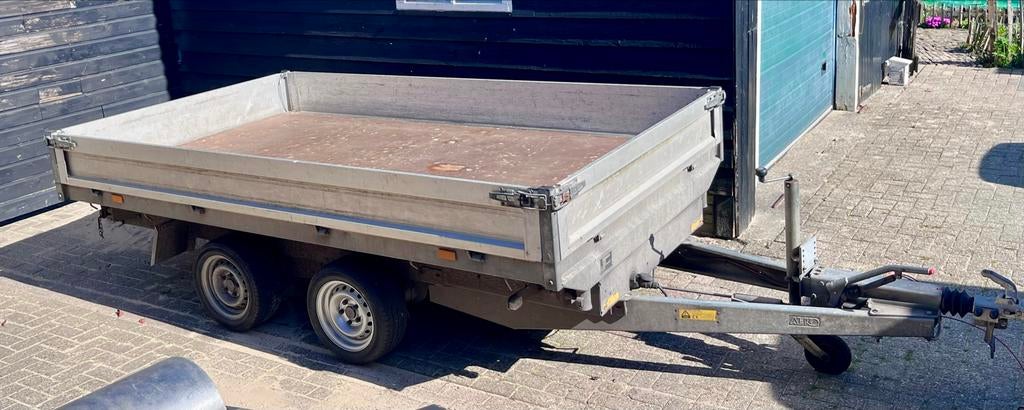 Saris C3500 3-zijdige kipper aanhangwagen 2013, Ophalen, Gebruikt