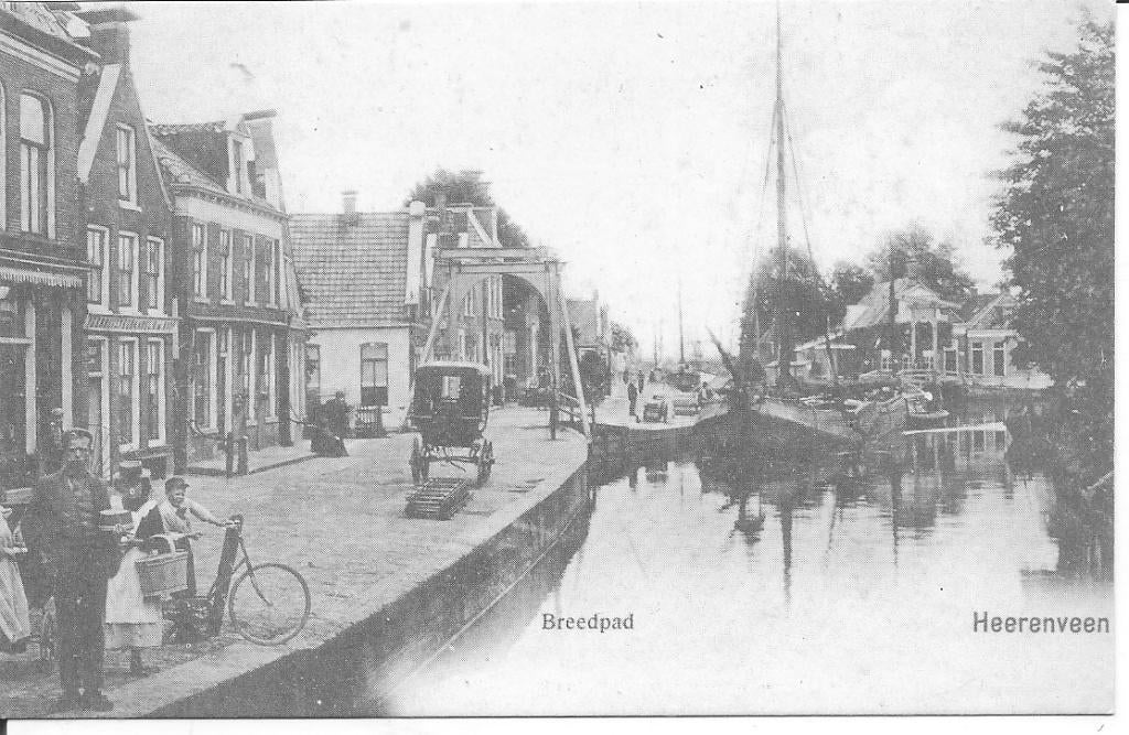 Breedpad Heerenveen., Ophalen of Verzenden, 1960 tot 1980, Ongelopen, Friesland