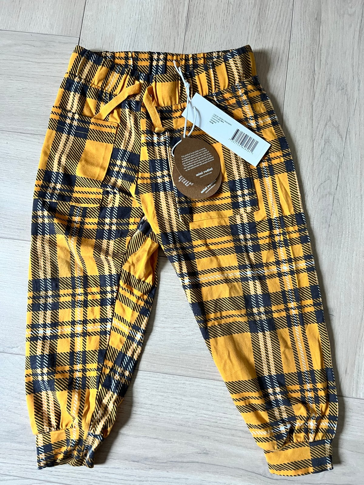 Mini Rodini geruite broek - 92/98, Ophalen of Verzenden, Zo goed als nieuw, Jongen of Meisje, Broek