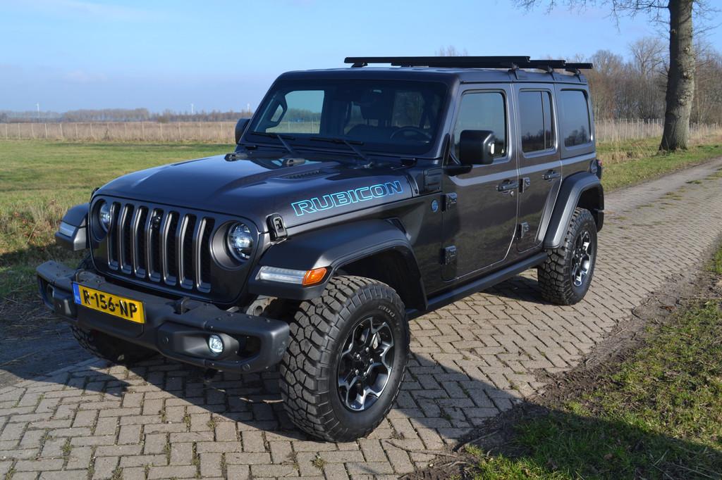 Jeep Wrangler Unlimited 4xe 380 Rubicon (bj 2022, automaat), Auto's, Jeep, Automaat, Euro 6, 4 cilinders, Cabriolet