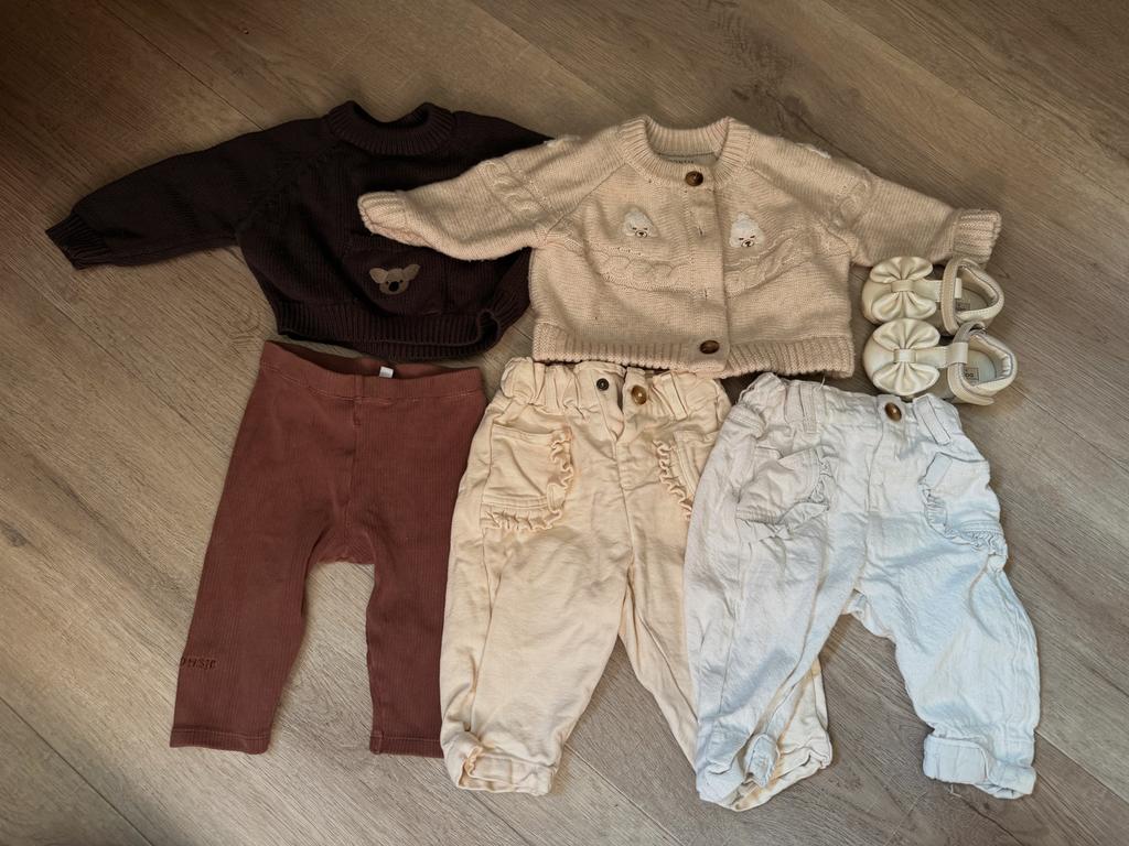 Donsje Amsterdam kledingpakket 3-6M & schoentjes 0-6M, Ophalen, Zo goed als nieuw