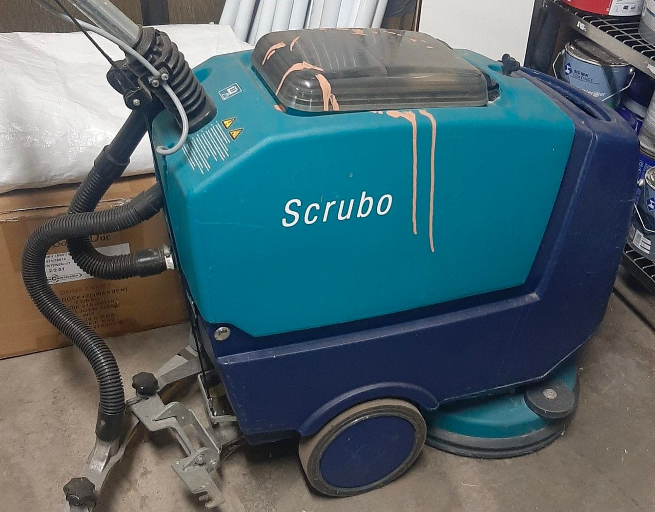 schrobmachine, Ophalen, Gebruikt