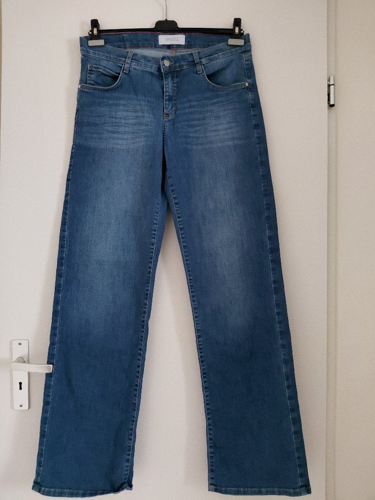 Angels jeans broek maat 42, Kleding | Dames, Verzenden, Zo goed als nieuw, Blauw, W33 - W36 (confectie 42/44)