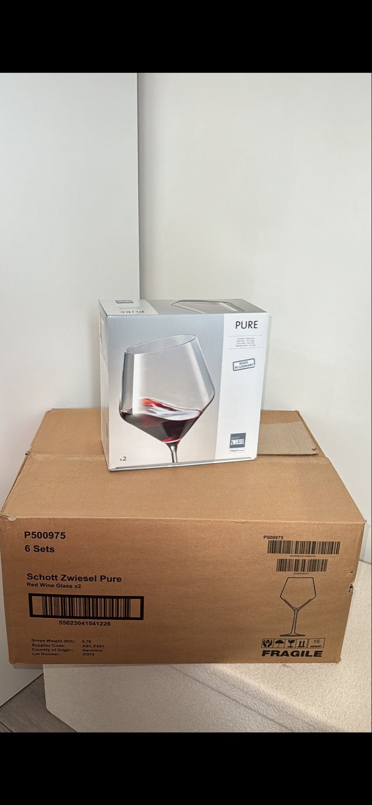 Schott Zwiesel Pure wijnglazen en bierglazen - Nieuw, Huis en Inrichting, Glas of Glazen, Overige merken, Nieuw, Ophalen of Verzenden