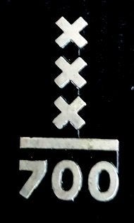 Amsterdam 700 jaar speld, Verzamelen, Verzenden, Nieuw, Transport, Speldje of Pin