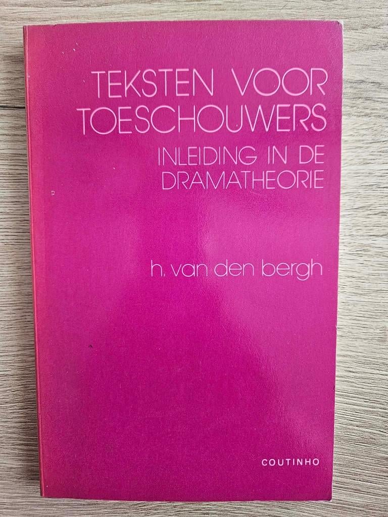 H van den Bergh - Teksten voor toeschouwers, Gelezen, Niet van toepassing, Ophalen of Verzenden, H. van den Bergh