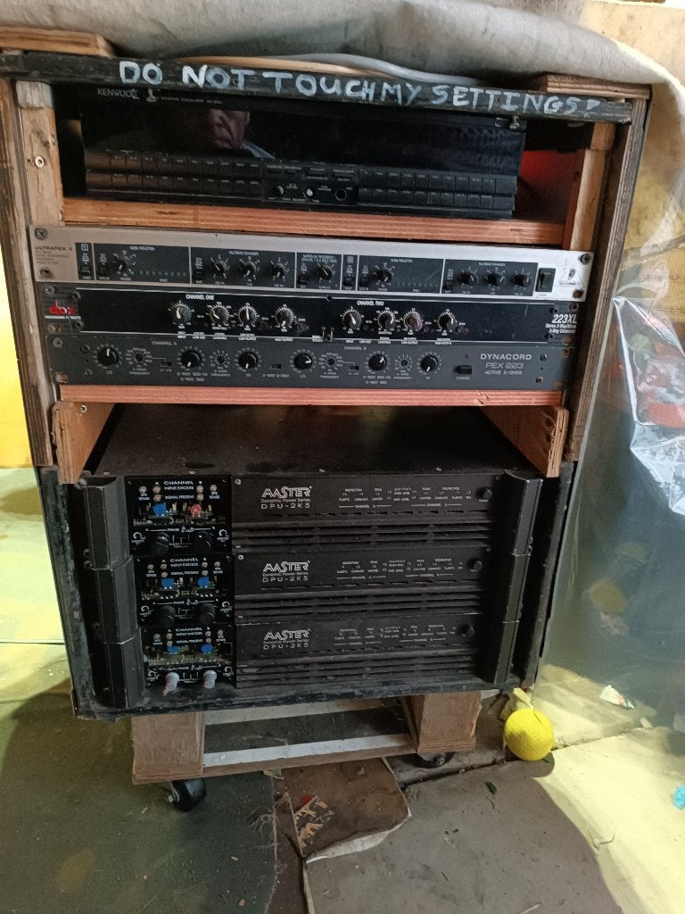 Complete Amp Rack: Master Audio, DBX, Dynacord, Behringer, Ophalen, Gebruikt, Audio