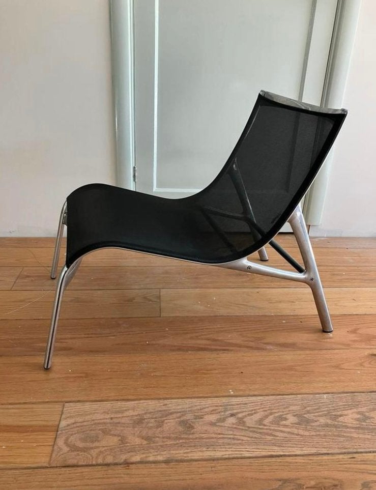 2x Alias frame lounge Alberto Meda, Huis en Inrichting, Ophalen, Gebruikt, 75 tot 100 cm, Metaal