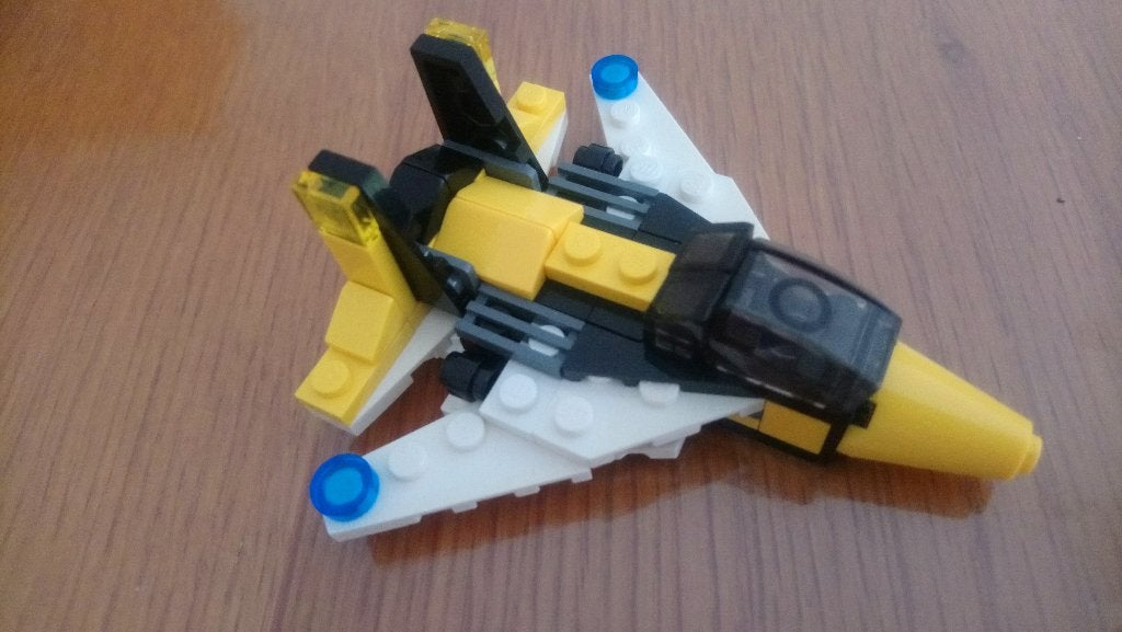 KORTING! - Lego Creator 31001 - jachtvliegtuig, Lego, Compleet, Ophalen of Verzenden, Zo goed als nieuw