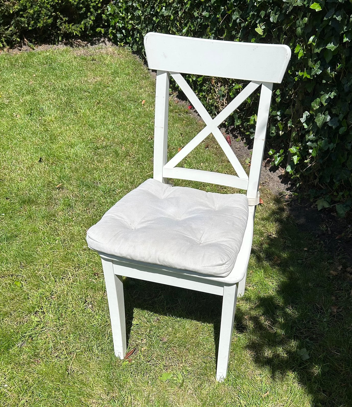 Ikea stoel, Huis en Inrichting, Stoelen, Ophalen of Verzenden, Zo goed als nieuw, Wit, Eén