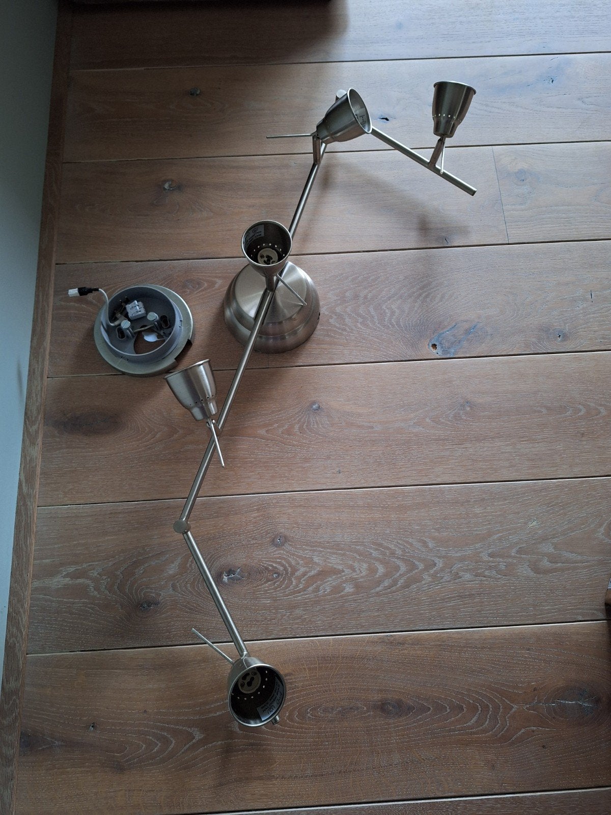 IKEA spot voor 5 halogeenlampen - Plafondspot/Wandspot, Ophalen, Gebruikt, Plafondspot of Wandspot