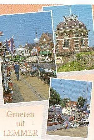 Ansichtkaart 	Lemmer	3-luik, Verzenden, 1980 tot heden, Ongelopen, Friesland