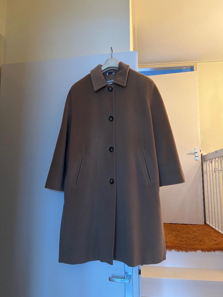 Damesjas maat 46 Marina Rinaldi maat 23 mantel, Ophalen of Verzenden, Zo goed als nieuw, Maat 46/48 (XL) of groter, Beige