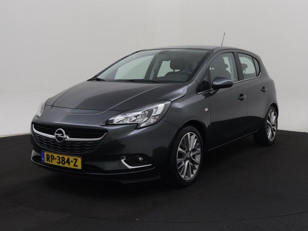 Opel Corsa 1.0 Turbo Innovation Trekhaak/Ecc/17inch/H.Leder, Voorwielaandrijving, Stof, Gebruikt, 49 €/maand