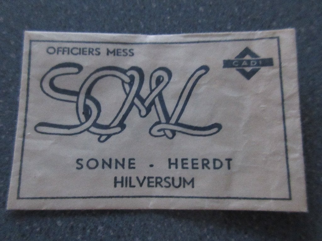 Hilversum,  Officiersmess Sonne-Heerdt, Verzenden, Nederland